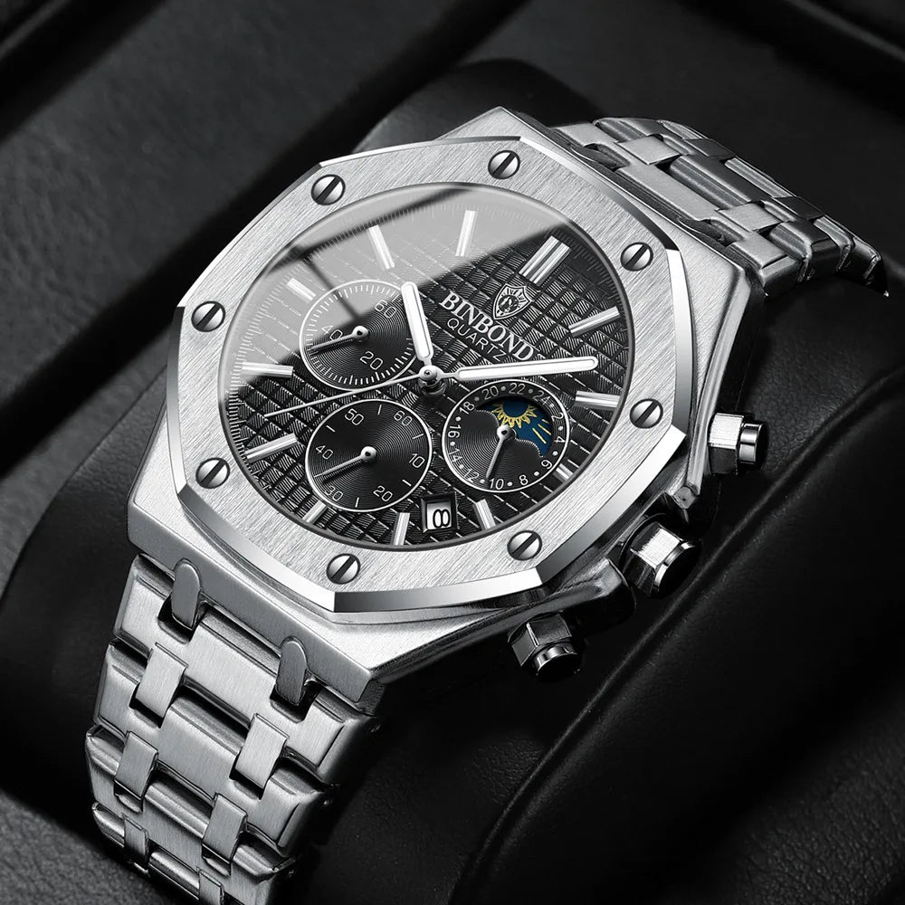 #b2b2024 BINBOND B0161 Top box Brand Man Casual Quartz Watch Luxury Luminous Wristwatch Stainless Steel Waterproof Men Clock - Barrybree Distribution Network14:201447303#silver white boxBarryBreeBarrybree Distribution Network2024 BINBOND B0161 Top box Brand Man Casual Quartz Watch Luxury Luminous Wristwatch Stainless Steel Waterproof Men Clock2024 BINBOND B0161 Top box Brand Man Casual Quartz Watch Luxury Luminous Wristwatch Stainless Steel Waterproof Men Clock