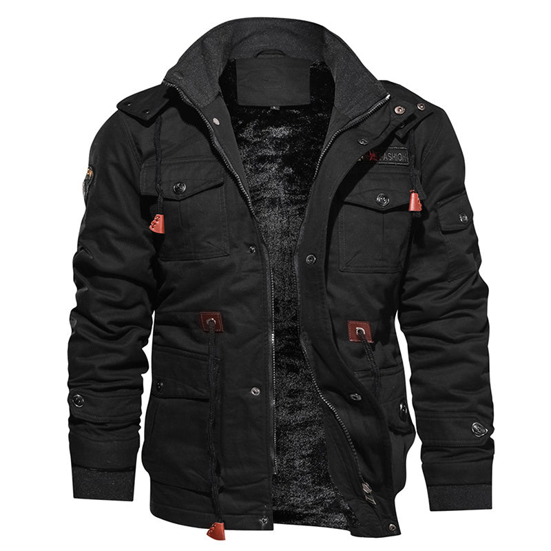 #b2bMen Winter Fleece Jacket Warm Hooded Coat Thermal Thick Outerwear Male Military Jacket - Barrybree Distribution NetworkCJNSWTXZ04208 - Black - USA LBarryBreeBarrybree Distribution Network4Men Winter Fleece Jacket Warm Hooded Coat Thermal Thick Outerwear Male Military JacketMen Winter Fleece Jacket Warm Hooded Coat Thermal Thick Outerwear Male Military Jacket